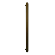 Hotwire 900mm Gold Single Vertical Flat Slimline Heated Towel Rail