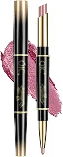 2-in-1 Waterproof Lipstick Lip Line, Matte Lip Liner and Lipstick Combo Set Kit for Women, lip liner and lipstick combo, Waterproof Lasting Make Up Lip Pencil (3#, Large)