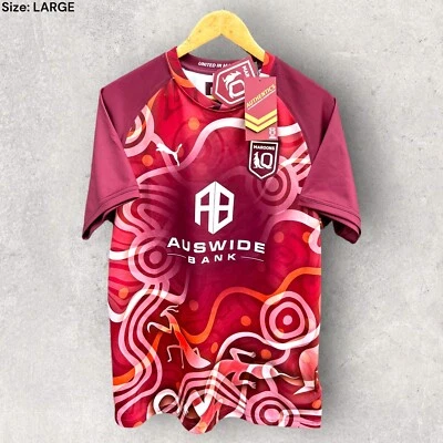 QLD MAROONS 2023 INDIGENOUS JERSEY BRAND NEW WITH TAGS Size Large