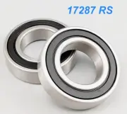 2pcs- 17287RS Bearing 17*28*7 mm Bicycle Hub Front Rear Hub Ceramic Balls ABEC-3