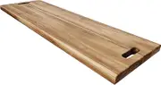 Large Charcuterie Board with Handles - 36.6 * 11.6 in Extra Large Serving Platter for Meat, Cheese, and Party Appetizers (Acacia Wood)