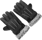 [SEWOART] Gloves for Men Waterproof Non-Slip Thermal Touch Screen Gloves for Skiing Snowboarding