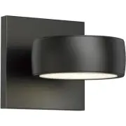 ET2 Contemporary Lighting E30160-BK Modular LED 5 inch Black Outdoor Wall Sconce