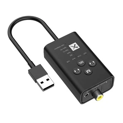 24Bit Bluetooth 5.2 Audio Transmitter LL Adaptive USB 3.5mm AUX Optical4246