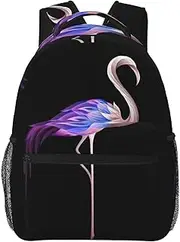 [EdWal] Airplane Art Print School Backpack College Bookbag Stylish Casual Laptop Bag For Travel/Business/Women/Men