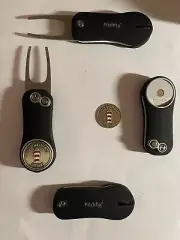 (1) Pitchfix Golf Switchblade Divot Tool Hybrid 2.0 & Hilton Head Golf Marker