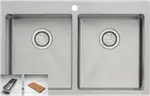 Oliveri Double Bowl Inset Sink