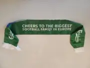 Carlsberg Cheers The Biggest Football Family Euro Scarf Satin Beer Lager Flag
