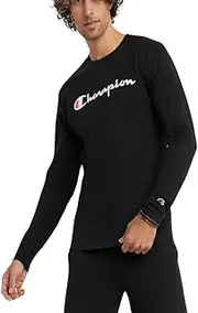 Champion, Classic Long Sleeve, Comfortable, Soft T-Shirt for Men (Reg. Or Big & Tall)