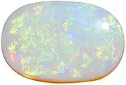 [AYUSH GEMS] 10.00 Carat Natural Fire Opal Stone Rashi Ratna Original and Certified Lab Precious Gemstone Unheated and Untreated Gems for Astrological Purpose, 10.00, Loose Gemstone, Opal, 10.00, Loose