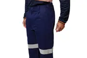 Hard Yakka Mens Core Taped Cotton Drill Work Pants Y02540 - Navy