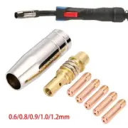 Long Lasting Mig Welding Accessories 7PCS MB15 15AK Contact Tip 0 81 01 2mm