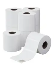 [My Plaza] 8 Direct Thermal Labels Paper Rolls in White
