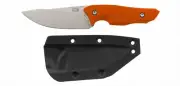 ZA-PAS Nija D2 High Carbon 61HRC G10 Orange MADE IN POLAND