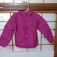 在飛比找蝦皮購物優惠-Bossini小女童120公分菱格紋保暖外套