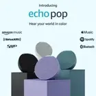 Amazon-Echo Pop-2023 Smart Speaker-W/ Alexa-Charcoal & Teal Colors-Free Shipping