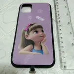 全新 現貨 瑕疵品 鋼化玻璃破裂 IPHONE 11 6.1吋 背光 手機殼 會 DIY 換 鋼化膜 的 可以買 小女孩