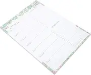 HOMSFOU Magnetic Shopping List Notepad Reusable Memo Pad for Fridge Desk Magnetic Design for Grocery Reminder Notes present for Home Office