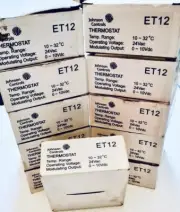 JOHNSON CONTROLS ET12 LCD ELECTRONIC THERMOSTAT 24V