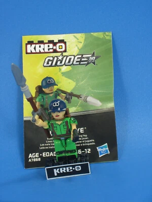 GI Joe Lady Jaye Kreo Mini Figure 2013 Loose Cobra Series 3 Hasbro Fits Lego