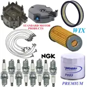 Tune Up Kit Filters Cap Wire Spark Plugs For CADILLAC CALAIS V8 8.2L 1975