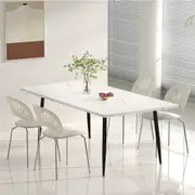 Levede Marble Dining Table 150CM White