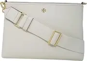 [Tory Burch] Womens 148314 Blake Swingpack Pebbled Leather Crossbody Shoulder Bag, New Ivory, New Ivory