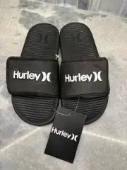 NWT Hurley Boys Sz 2 Bane-V Slides Beach Adjustable