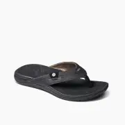 REEF Men's Pacific Flip Flop Black/Brown - CI7986, Black/Brown