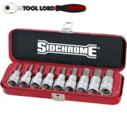 Sidchrome 9 Piece 1/2" Drive Hex Allen key Socket Set AF SAE 3/16-5/8" SCMT14465