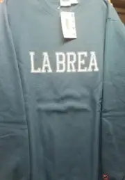 undefeated la brea sweater blue large undftd