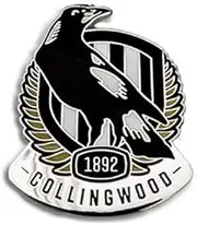 Collingwood Magpies Logo Metal Pin Badge