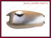 For Commando Fastback Petrol Fuel Gas Tank Raw With Chrome Cap & Petrol Taps