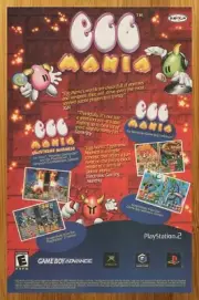 2002 Egg Mania: Eggstreme Madness PS2 Xbox Gamecube Print Ad/Poster Promo Art