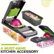 16 In 1 Vegetable Fruit Chopper Cutter Food Onion Veggie Dicer Slicer Kitchen US
