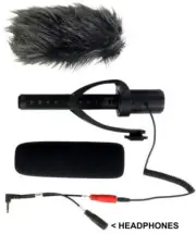 ALZO Smartphone Cardioid Directional Microphone with Breakout Cord