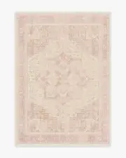 150' x 215' | Machine Washable Runner Rug | Kid & Pet Friendly | Indoor Rug | Kamran Soft Pink Flatwoven Rug | Ruggable