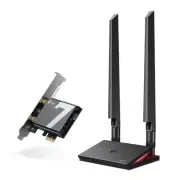 O-TP-Link BE9300 Wi-Fi 7 Bluetooth 5.4 PCIe Adapter, Unparalleled Tri-BandSpeed