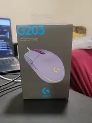 Logitech G203 LIGHTSYNC Wired RGB 6 Button Optical Gaming Mouse 8000 DPI (Lilac)