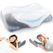 Cervical Pillow for Neck and Shoulder, Adjustable Side Sleeper Pillows for Ad...
