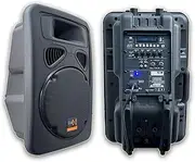 2X JAD30 12" inch 1600W Powered Wireless Stereo linkable Speakers Set Digital Sound System USB/SD & Bluetooth Active Loud Speakers Set