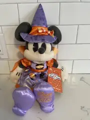 NWT-Disney Parks Halloween 2020-Tricks and Treats-Minnie Mouse Plush 16"