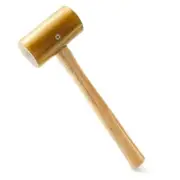 WUTA Mallet Hammer Red Leathercraft Tool Rawhide Leathercraft Mallet Wooden
