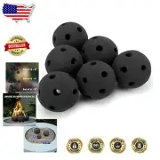 5 Inch Heat-Resistant Hollow Ceramic Fire Balls - Perfect for Home & Outdoors