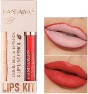 Matte Nude Brown Lipliner Pencil Lipsticks 12 Colors Tool Kit Lip Red Makeup F0J1 Lipgloss Non-Sticky Velvet Sexy Waterp