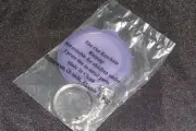 NEW Tupperware Mini Flat Out Bowl Keychain Purple