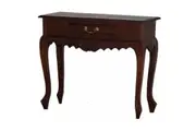 CT 1 Drawer Carved Sofa Table