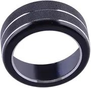 JIUYIN 8pcs Knob Ring Cover,Fit For Civic, Sedan 2022 Set Car Dashboard Console Air Conditioning AC Navigation Switch Button Trim Dashboard Knob Ring