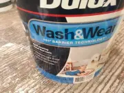 DULUX 15 LITRE WASH/WEAR INTERIOR MATT-ACRYLIC WHITE-EXCHANGE COLOR PAINT
