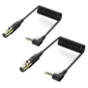 Unbalanced 3.5mm to Male Adapter Sound Cable Microphones Cord